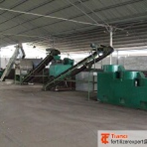 Organic waste fertilizer production line